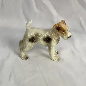 Vintage Wire-haired Fox Terrier Figurine
