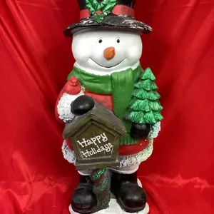 Ceramic Snow Man