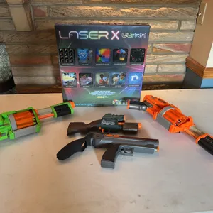 Laser X Ultra Laser Tag Set, 2 Nerf Dart Tag Blasters & 2 Game Guns