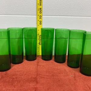 Anchor Hocking Forest Green 15 oz. Straight Highball Tumblers