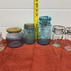Mason Canning Jars Including Ball Perfect Mason and Atlas E-Z Seal