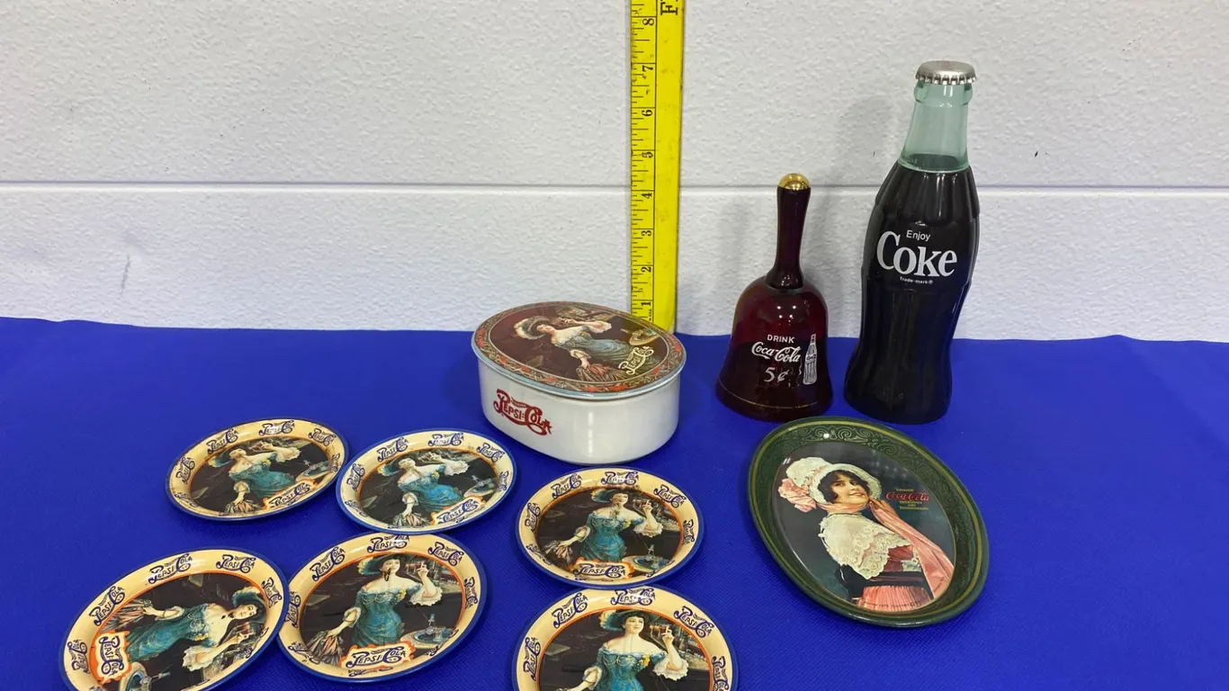 Coca-Cola Memorabilia and Tray Sets