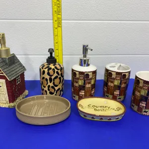 Bathroom Accessories, Mixed Designs and Materials