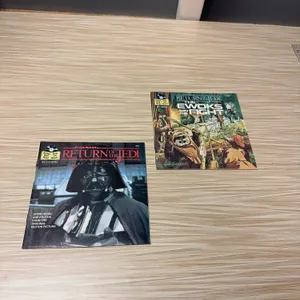 Star Wars 24 page read along book and record - return of the Jedi / the Ewoks join the fight
