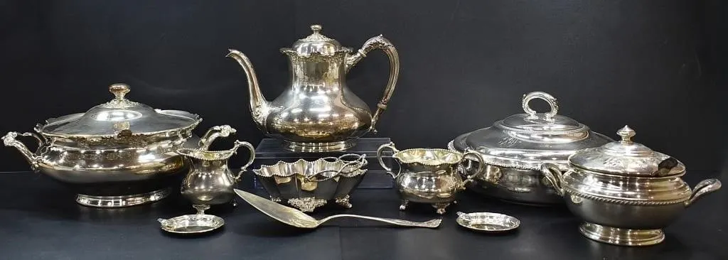 SILVER-PLATED DINING WARE