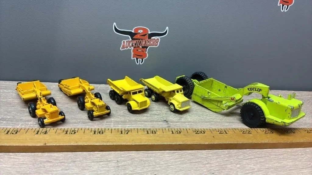 5 Lesney Toy Heavy Vehicles.