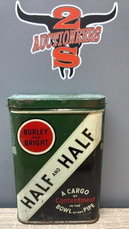 Half & Half Tobacco Pocket Tin.