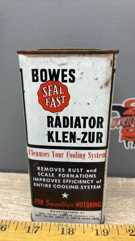 FULL Bowes Seal Fast Radiator Klen-Zur Tin.
