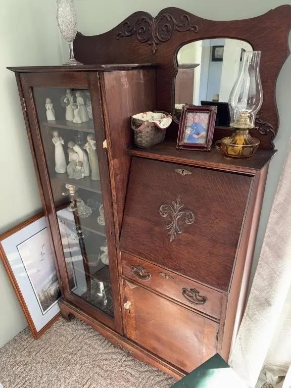 Antique Oak Secretary