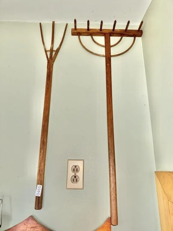 Antique Rakes, Fork, & Rug Beaters
