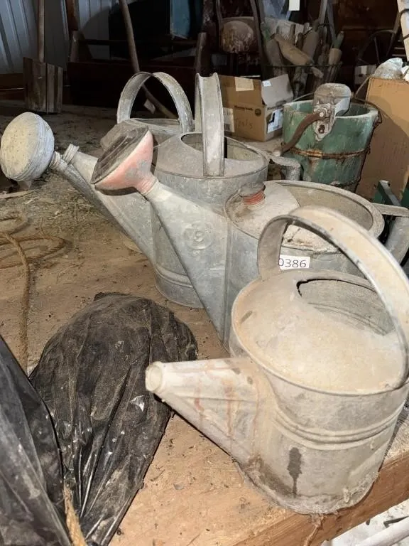 Antique Sprinkler Cans