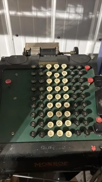 Antique Lloyd Clark Monroe Calculator