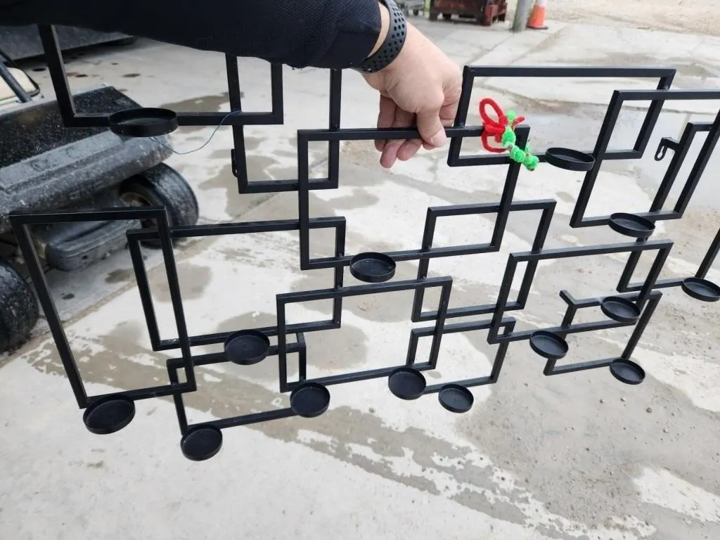 3 ft wall hanging candle holder