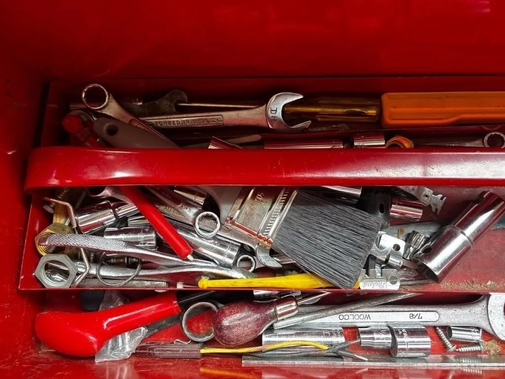 Toolbox full of tools lot