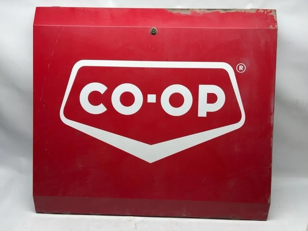 Vintage Co-Op Metal Sign