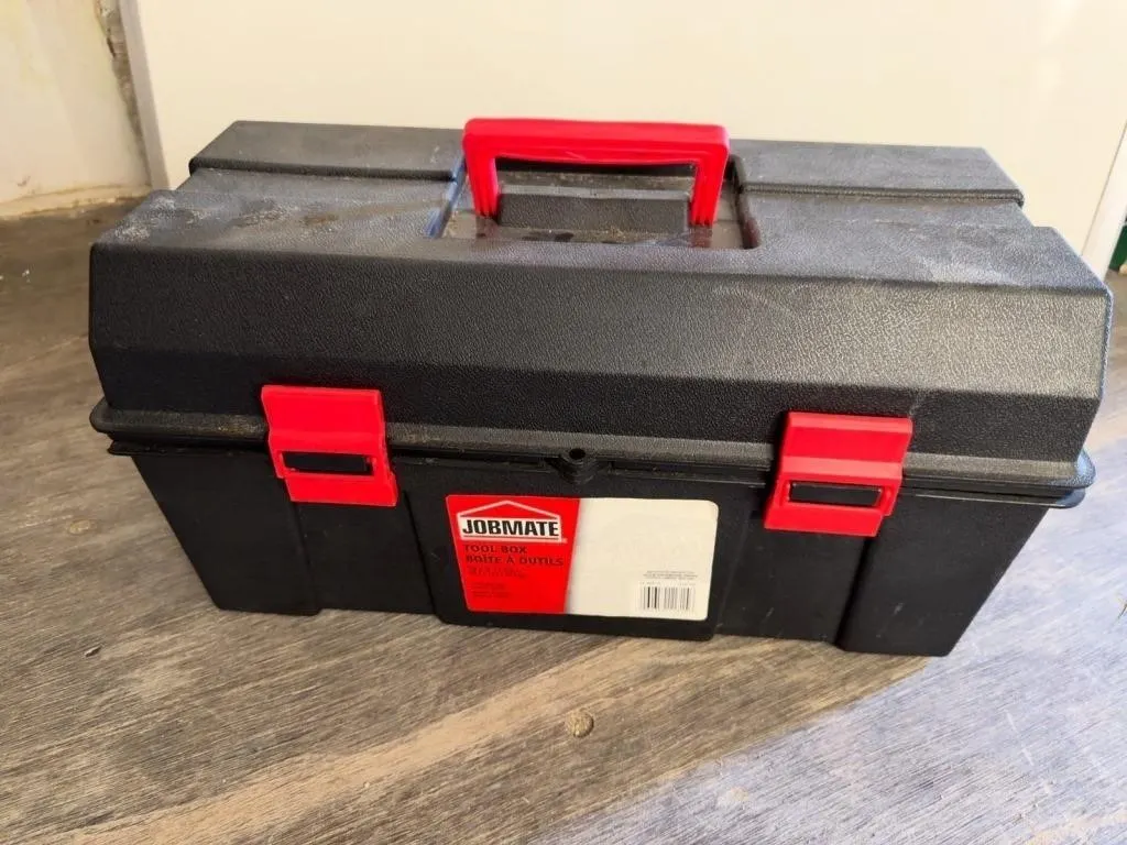 Jobmate Plastic Tool Box with Tray