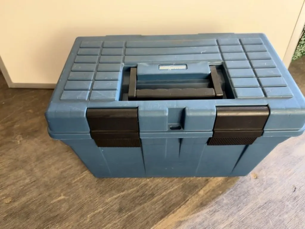 Masterforce Blue Plastic Tool Box