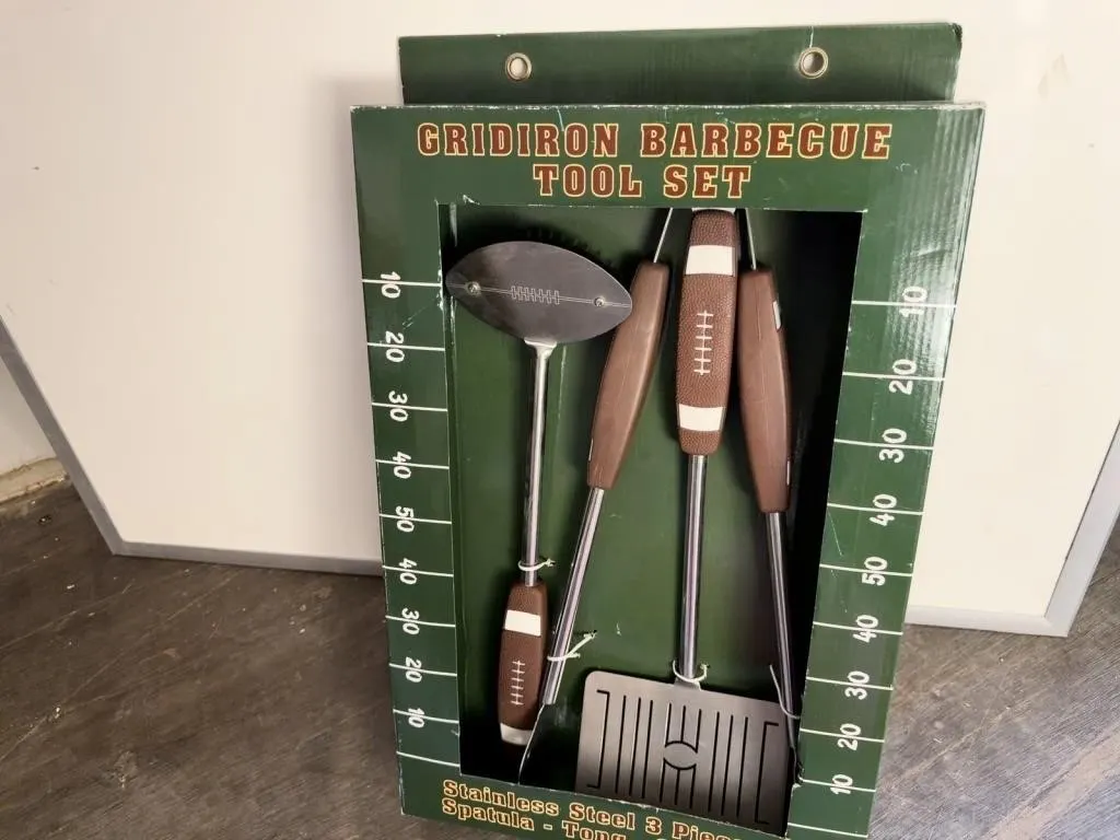 Gridiron Barbecue Tool Set - Stainless 3 Piece