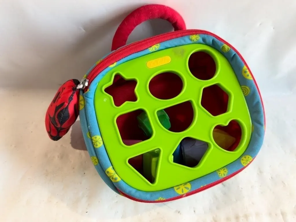 K's Kids Shape Sorter Baby Toy with Soft Carry