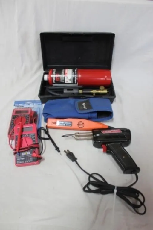 Soldering Gun, Multi Meters & Propane Torch