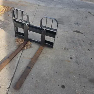 Bobcat 60" walkthrough pallet forks w/ skid steer quick attach