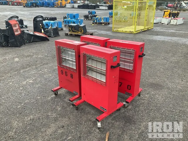 Quantity of (4) Clarke Devil 371P Space Heater