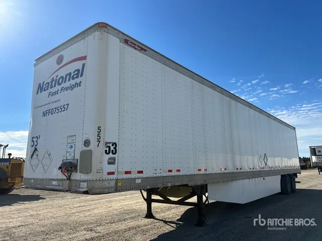 2012 Great Dane 53 ft x 102 in T/A Van Trailer