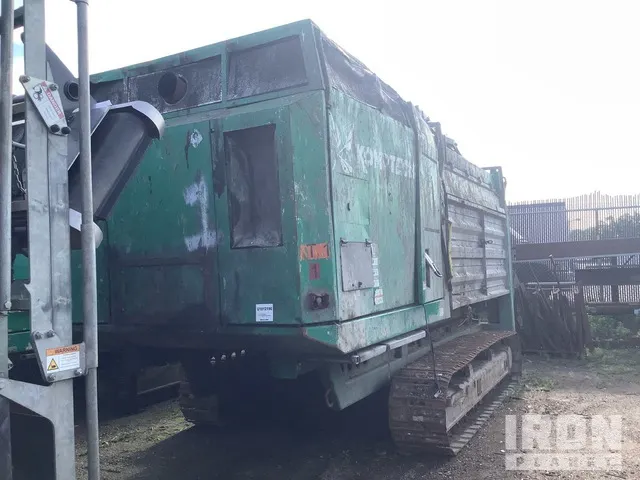 2017 Komptech Terminator 6000S 100 ton/hr Tracked Shredder