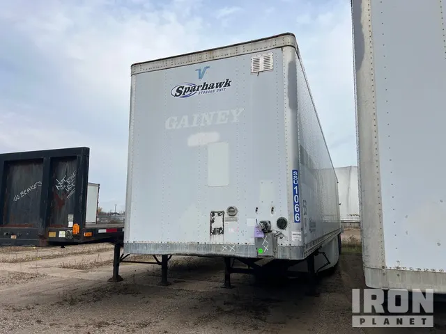 2007 Vanguard 53 ft x 102 in T/A Van Trailer (Inoperable)