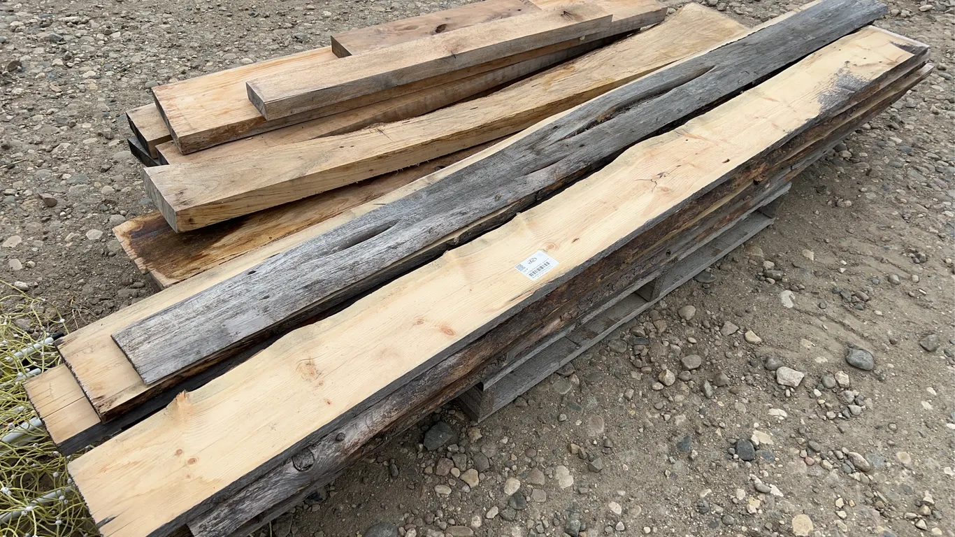 Live Edge Fence Boards