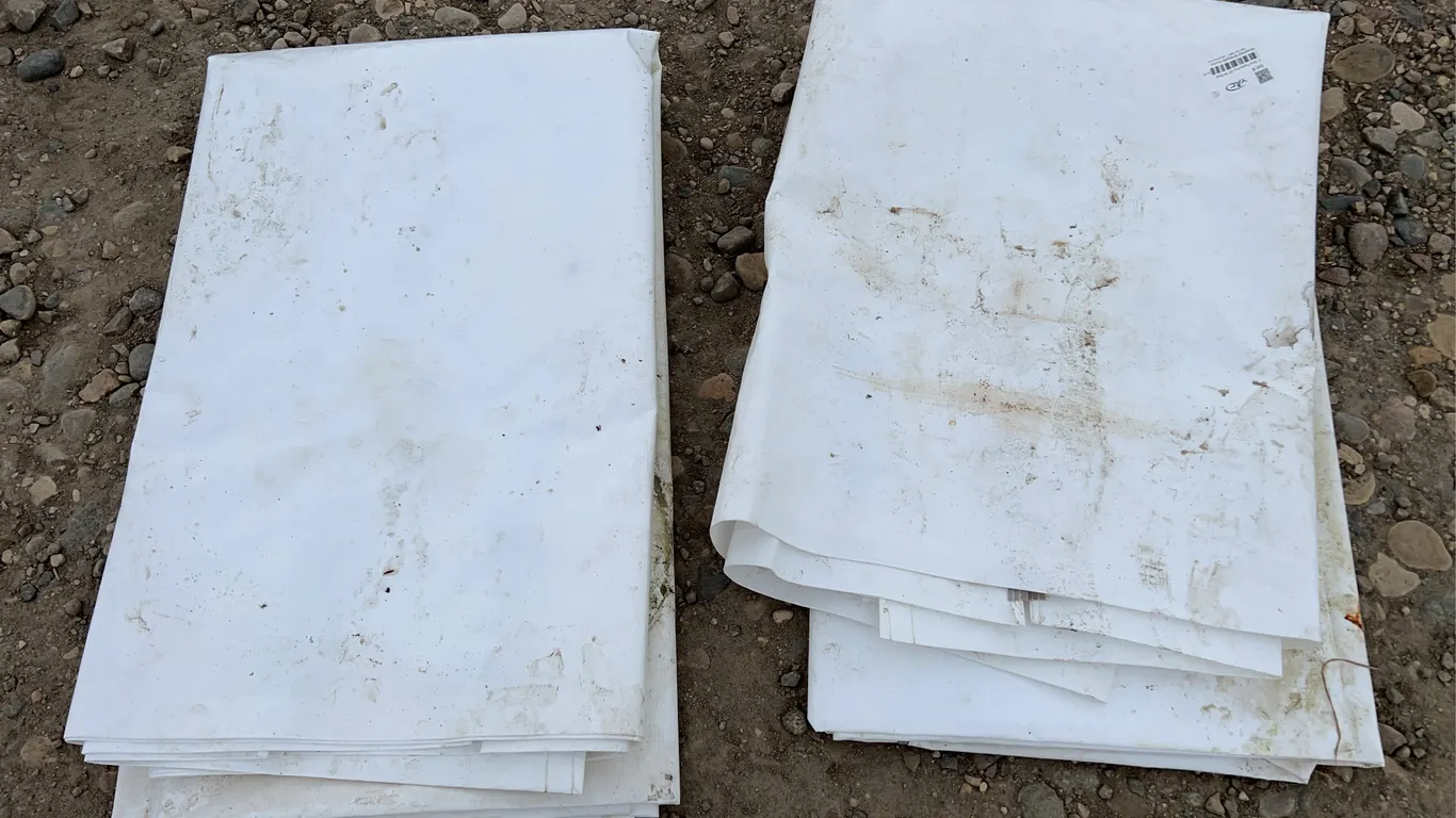 2 - End Tarps For 20' Shed