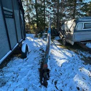 Blue auger, sold for parts