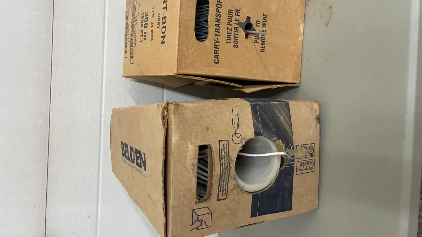 (2) Partial Boxes Of IT Wire