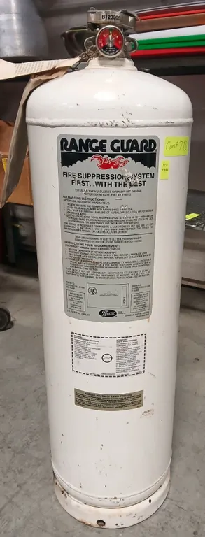 RANGE GUARD 6-GALLON WET CHEMICAL FIRE SUPPRESSION