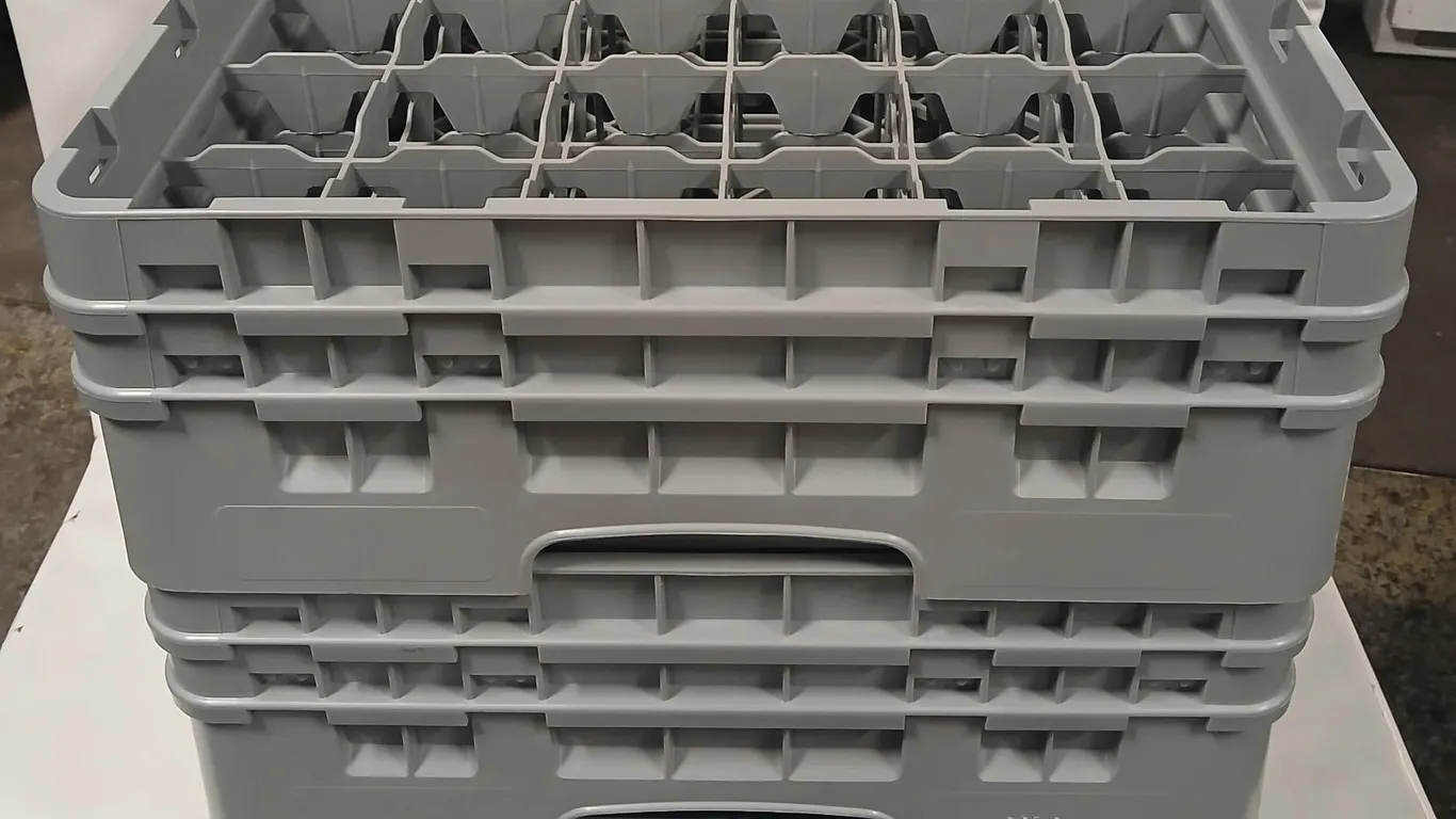 3 NEW CAMBRO 30-COMPARTMENT DISHWASHER RACKS