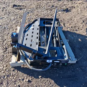 GIYI 60" Skidsteer Forks with Hydraulic Slide (Unused)
