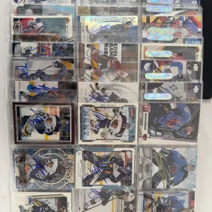 Large Collection of In Person Autogrphed NHL Hockey Cards (unverified signatures)