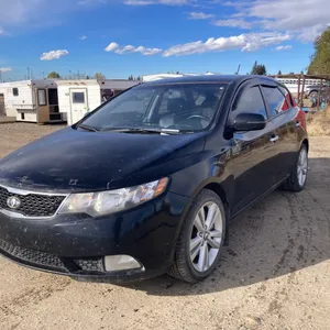 2011 Black Kia Forte 5SX Car  VIN:  KNAFW5A32B5323483