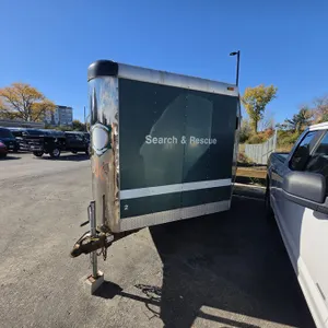 2004 Pace American  Cargo Trailer with Snowmobile (#124J)