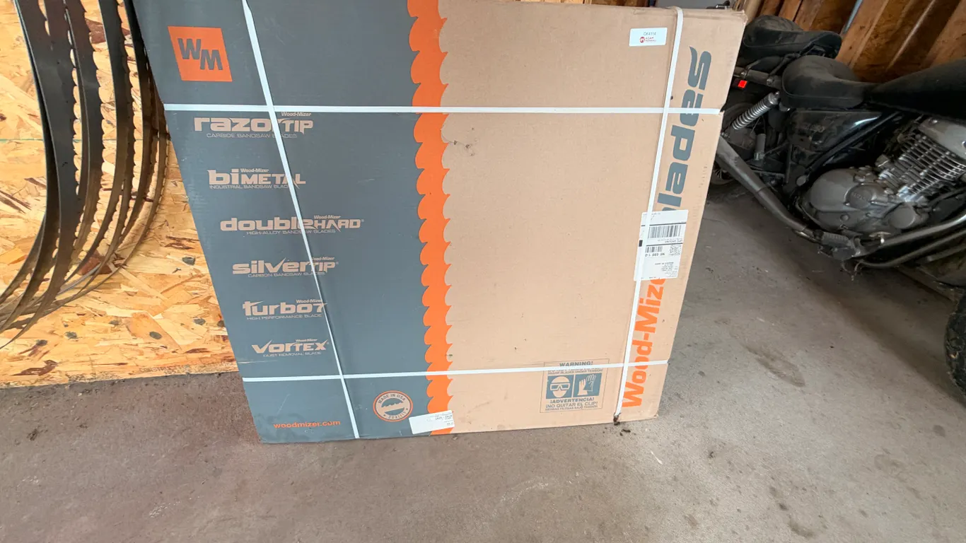 (15) Unused Wood-Mizer Double Hard Saw Blades