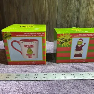 Dept 56 Gringe Mug and S&P shakers
