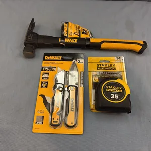 Dewalt Framing Hammer, Dewalt Knife Set & Stanley 35ft Tape Measure