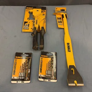 Dewalt Riveter, Pry Bar & Drill Bits