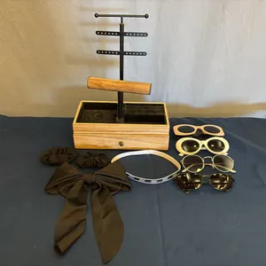 Jewelry Box, Hair Ties & Sunglasses