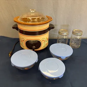 Crock Pot, Glass Bowls & Jars