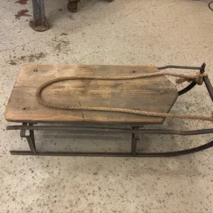Vintage Wood Sled