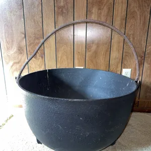 Oversized Cast Iron Kettle