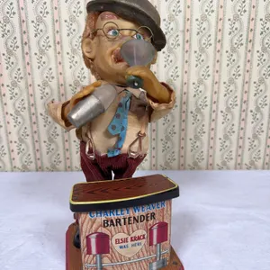1962 Charley Weaver Tin Litho Bartender