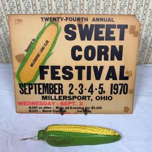 1970 Millersport Sweet Corn Festival Poster
