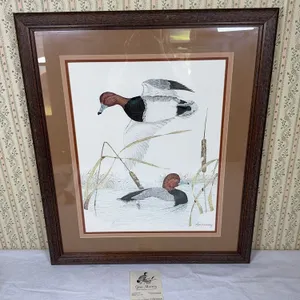 Gene Murray "Canvas Back" Framed Lithograph